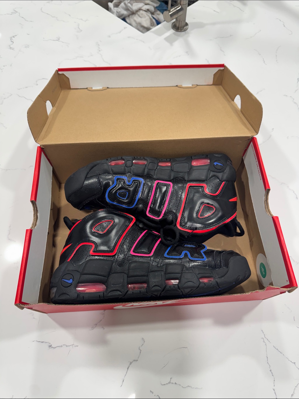Nike Air More Uptempos 'Electric'